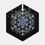 Happy Holidays Classic Vintag Ornament Aus Glas (Rückseite)