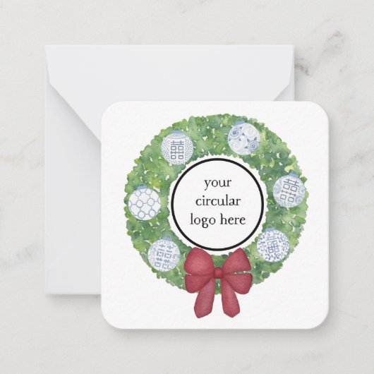 Happy Holidays Client Vielen Dank Coupon Code Mitteilungskarte (Vorderseite)