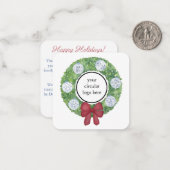 Happy Holidays Client Vielen Dank Coupon Code Mitteilungskarte (Vorderseite/Rückseite Beispiel)