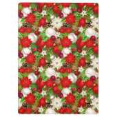 Happy Holidays Clipboard Klemmbrett (Rückseite)