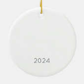 Happy Holidays Cockapoo Dog Weihnachten Jährlich Keramik Ornament (Hinten)