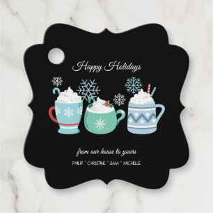Happy Holidays - Cocoa & Christmas Cheer Geschenkanhänger