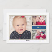 HAPPY HOLIDAYS COLLAGE Card | CHRISTMAS Feiertagskarte (Rückseite)