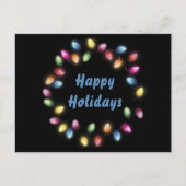 Happy Holidays Colorful & Festivals Weihnachten Li Postkarte (Vorderseite)