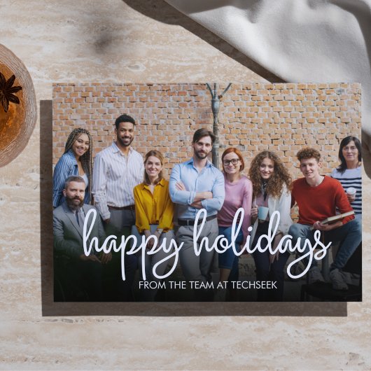 Happy Holidays Corporate Foto Weihnachten