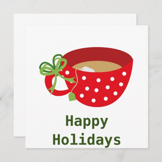 Happy Holidays Cosy Teacup (Vorne/Hinten)