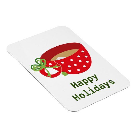 Happy Holidays Cosy Tee Magnet (Rechte Seite)