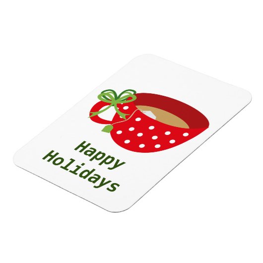 Happy Holidays Cosy Tee Magnet (Linke Seite)