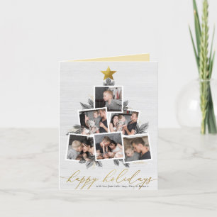 Happy Holidays Country Christmas Feiertagskarte