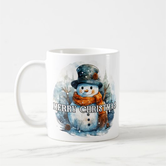 Happy Holidays | Cozy Little Snowman Kaffeetasse (Links)