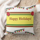 Happy Holidays Cushion Kissen (Decke)