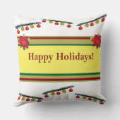 Happy Holidays Cushion Kissen (Rückseite)