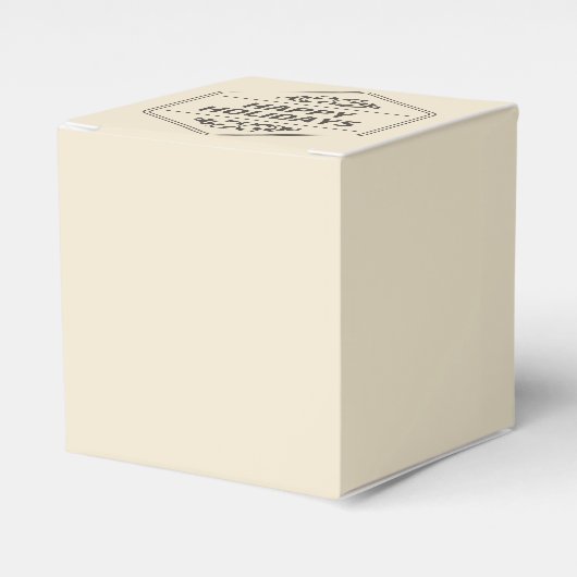 Happy Holidays Custom Background Geschenkschachtel (Vorderseite)