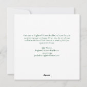 Happy Holidays Custom Company Logo Weihnachten (Rückseite)