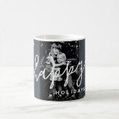 Happy Holidays Custom Foto Holiday Star Tasse (Mittel)