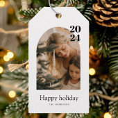 Happy Holidays Custom Foto | Personalisiert Geschenkanhänger