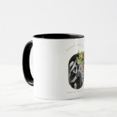 Happy Holidays Custom Foto Weihnachten Tasse (Vorderseite Links)