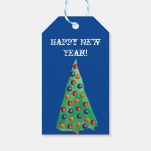 Happy Holidays Custom Gift Tags Geschenkanhänger