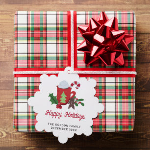 Happy Holidays Custom Hot Cocoa Schokolade Niedlic Ornament Karte