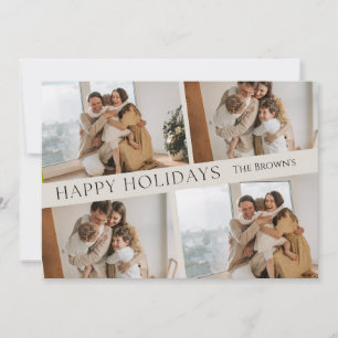 HAPPY HOLIDAYS CUSTOMIZABLE EINFACHE CHRISTMAS CAR EINLADUNG