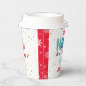 Happy Holidays Customize Pappbecher (Rechts)