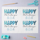 Happy Holidays Customize Seidenpapier (Basteln)