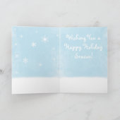 Happy Holidays Dackel Card Feiertagskarte (Innenseite)