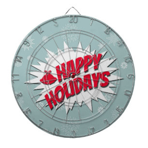 Happy Holidays Dartscheibe