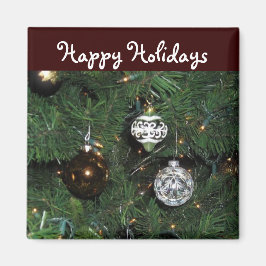 Happy Holidays Deco Magnet