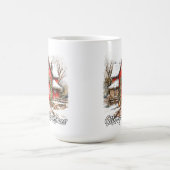 Happy Holidays Decorative Country House Kaffeetasse (Mittel)