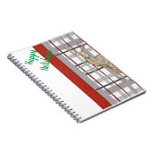 Happy Holiday's Deer Christmas Spiral Notebook Notizblock (Rechte Seite)