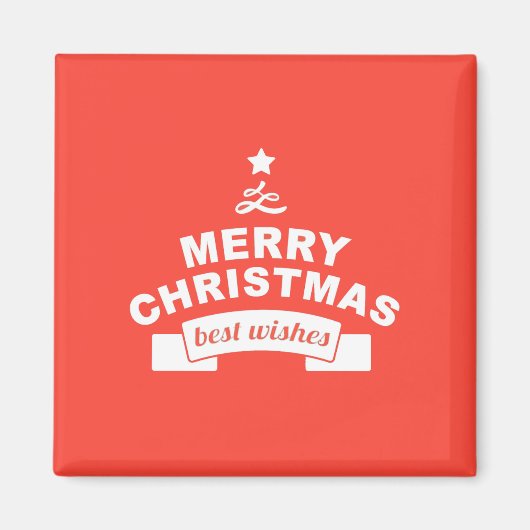 Happy Holidays - die allerbesten Wünsche Magnet (Vorne)