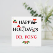 Happy Holidays Doctor Health (Stehend Vorderseite)