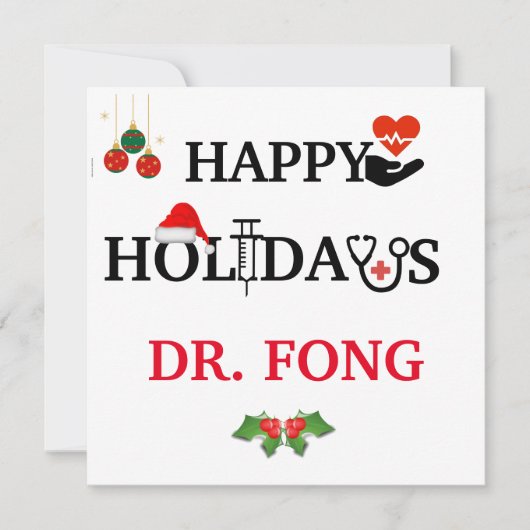 Happy Holidays Doctor Health (Vorderseite)