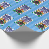 Happy Holidays_Dog Bone Stars_Wish_3 Geschenkpapier (Ecke)