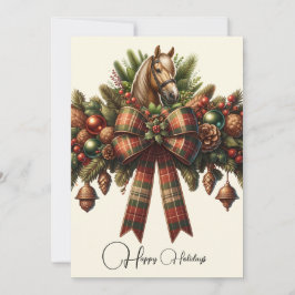 Happy Holidays Dressage Weihnachten Einladung