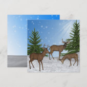Happy Holidays Einladung (Vorne/Hinten)