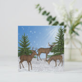 Happy Holidays Einladung (Stehend Vorderseite)