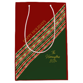 Happy Holidays Elegante Frische Pasta machen Mittlere Geschenktüte