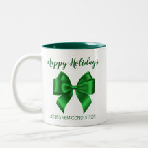 Happy Holidays Elegante Green