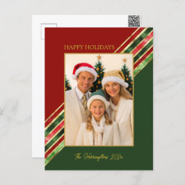 Happy Holidays Elegantes Foto Weihnachten