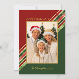 Happy Holidays Elegantes Foto Weihnachten