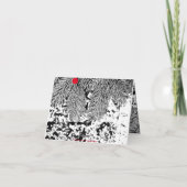 HAPPY HOLIDAYS EVERGREEN FOTO NOTE CARD (Rückseite)