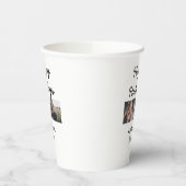 Happy holidays father son Christmas photo family n Pappbecher (Links)