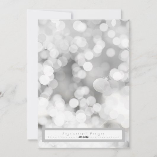 Happy Holidays Feiertagskarte (Rückseite)