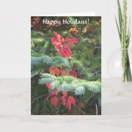 Happy Holidays Feiertagskarte