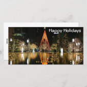 Happy Holidays Feiertagskarte (Vorne/Hinten)