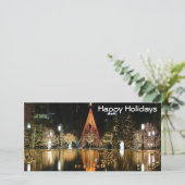 Happy Holidays Feiertagskarte (Stehend Vorderseite)