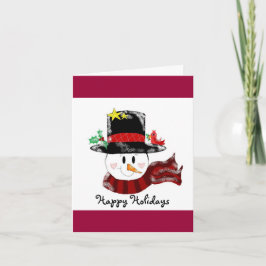 Happy Holidays Feiertagskarte