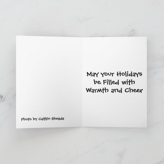 Happy Holidays Feiertagskarte (Innenseite)